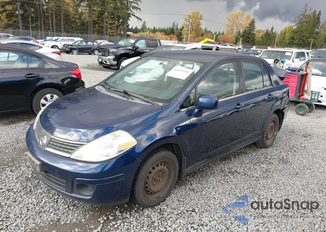 2007 Nissan Versa 1.8S from USA, damaged, VIN 3N1BC11E07L398116
